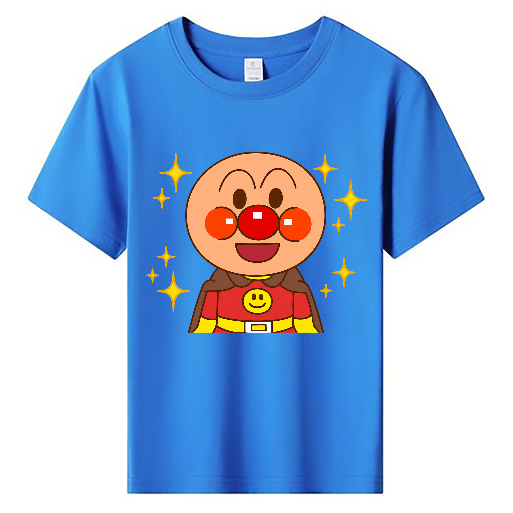 （画像用） アンパンマン Anpanman 綿100％キッズTシャツ（フロントプリント）